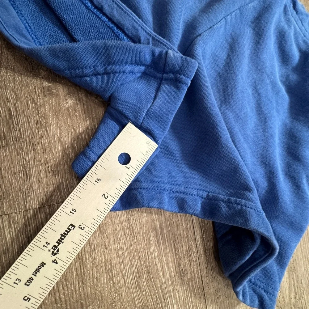 Nike Shorts Womens Small Blue Fleece Sportswear Essential Terry CJ2158-480 Adult